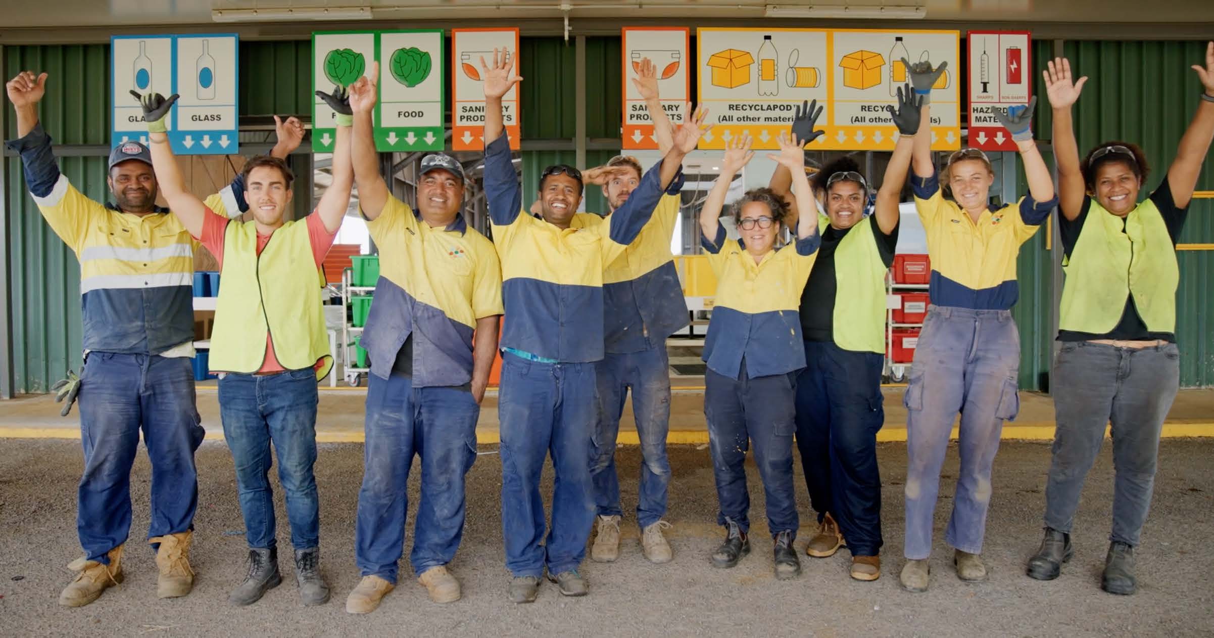 Norfolk Wave Recycling Centre team